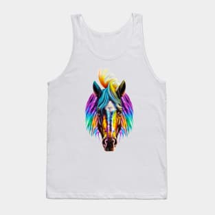 Colorful Horse Tank Top